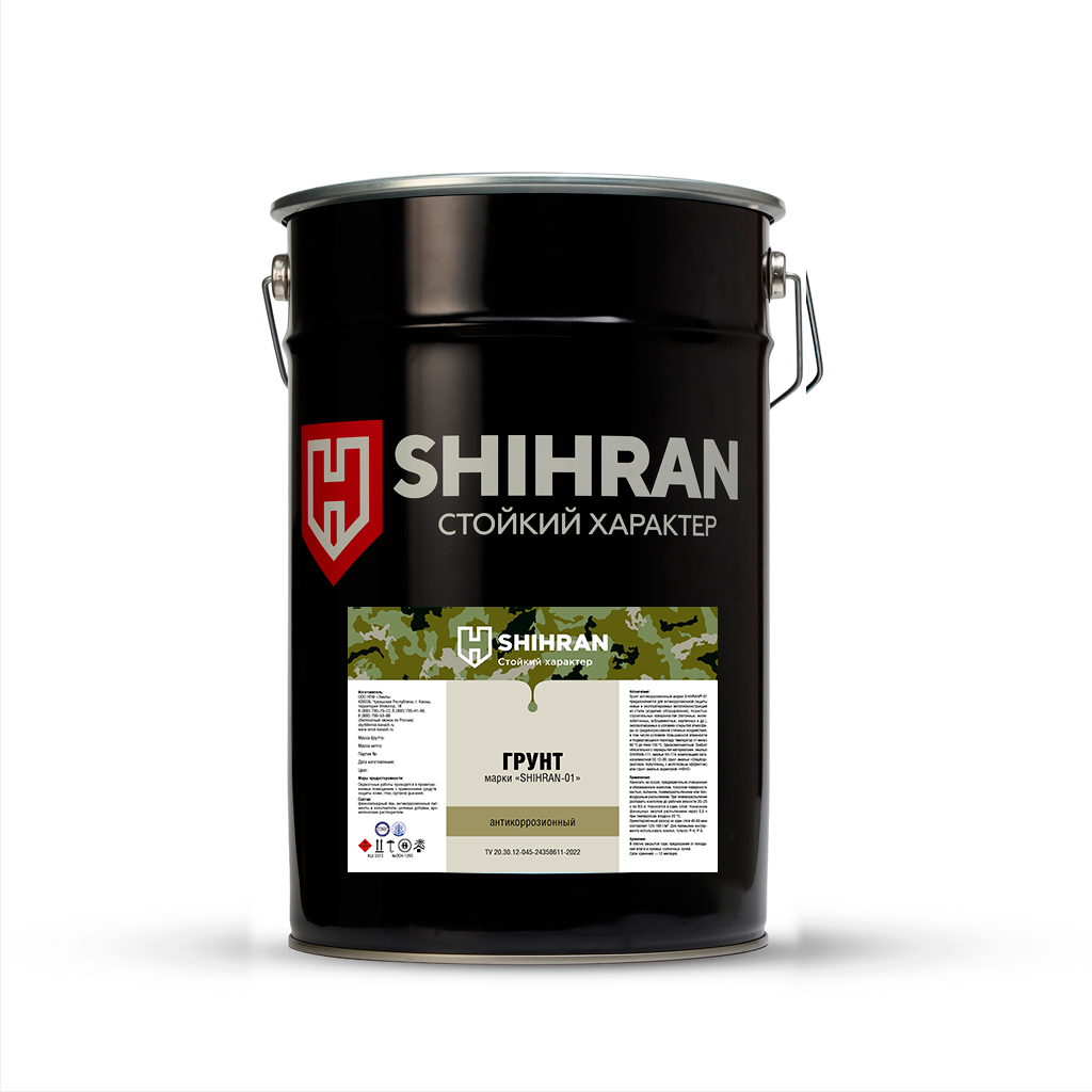 Грунт SHIHRAN-01 серый 25 кг